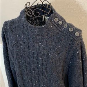 ♥️ St. John’s Bay Crew Neck Navy Sweater Women’s L